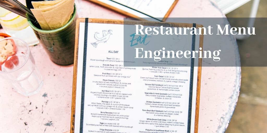 restaurant menu engineering