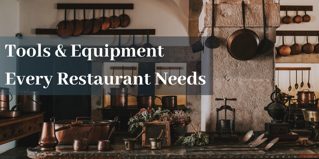 restaurant equipment list